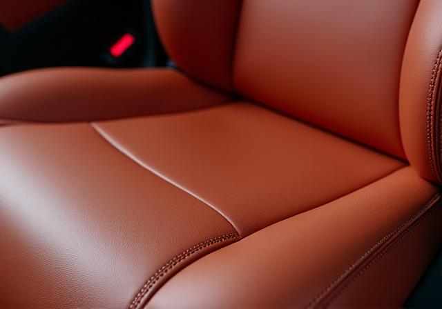 色が蘇り、しっとりとした質感のレクサスLS500のレザーシート